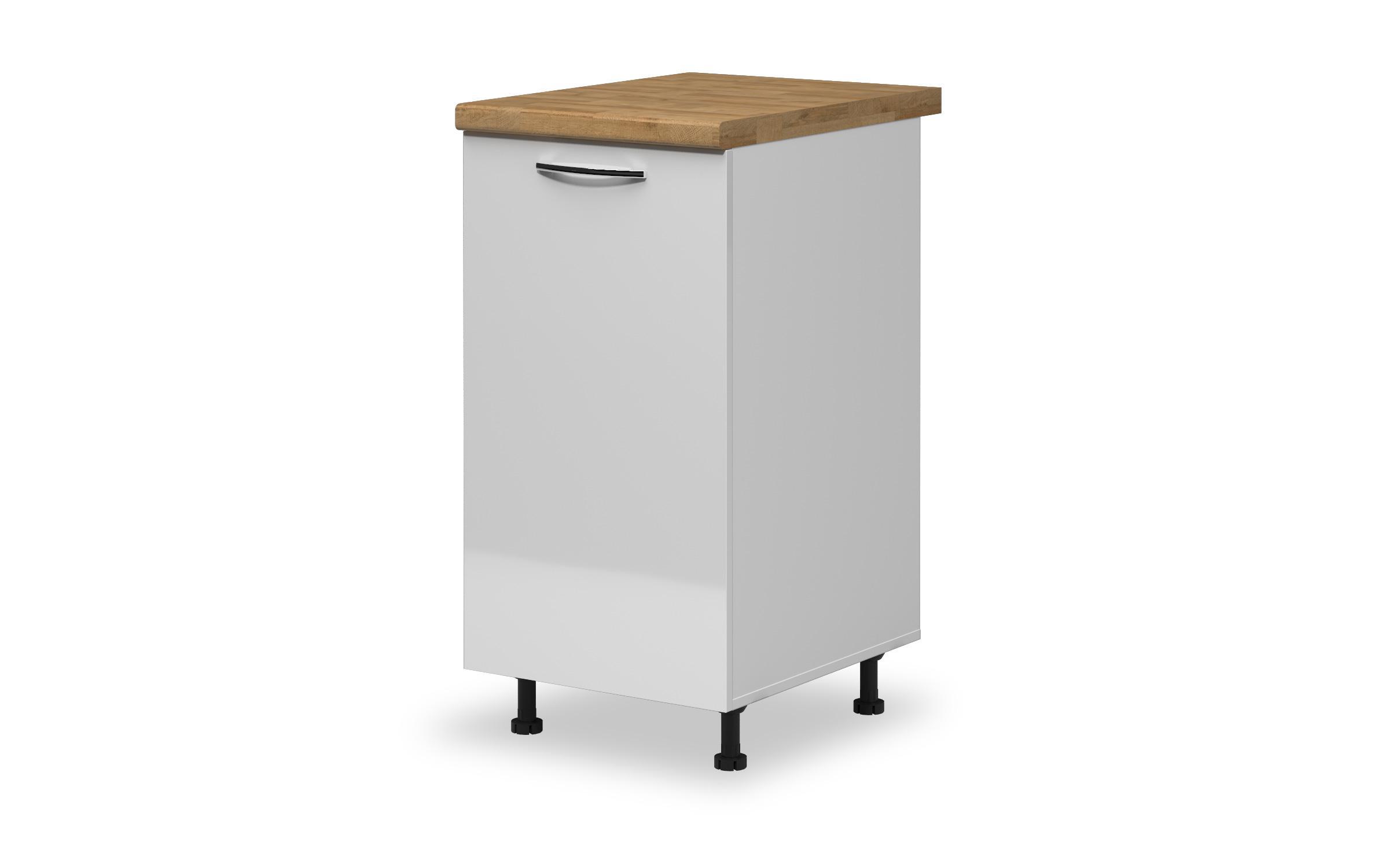 Kitchen cabinet Dakota 05, white gloss  1